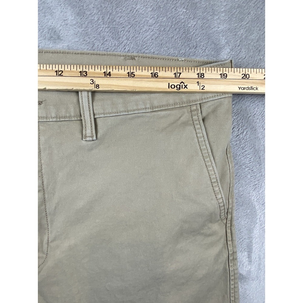 Levis XX Chino Pants Mens 38x30 Khaki Standard Taper WaterLess Casual Workwear - Picture 4 of 12
